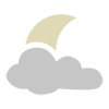 few clouds