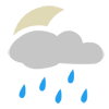 light rain