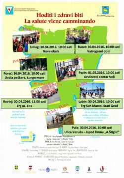 Plakat Hoditi i zdravi biti u Istri - Copy